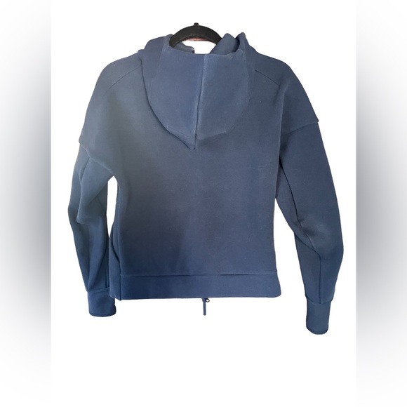 ADIDAS WOMEN'S ATHLETICS Z.N.E. HOODIE Color- Navy - Picture 7 of 14